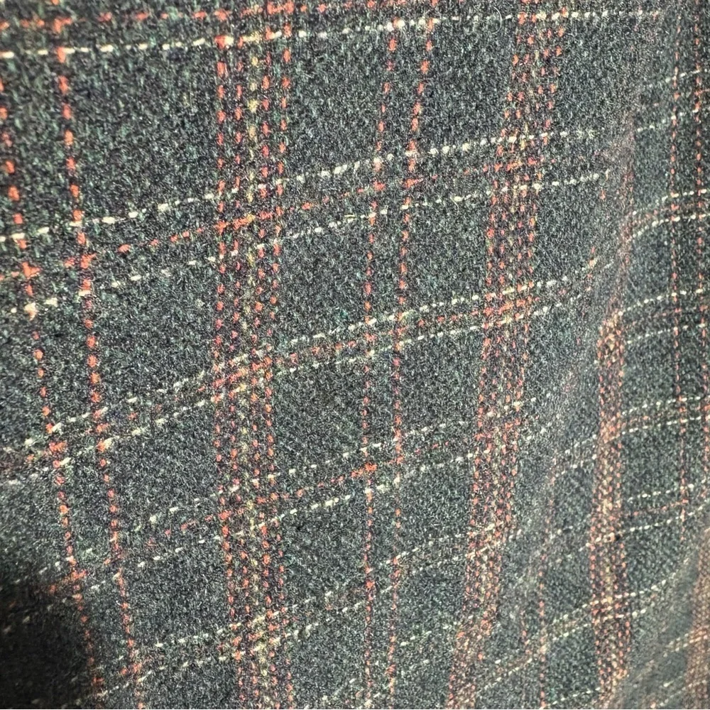 Modern Vintage Plaid Tartan Blue Sleeveless Dress SZ S - Picture 3 of 8